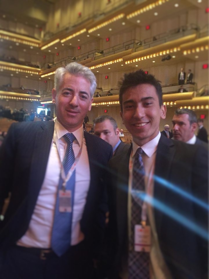 Bill Ackman (left) Khojinur Usmonov (right)